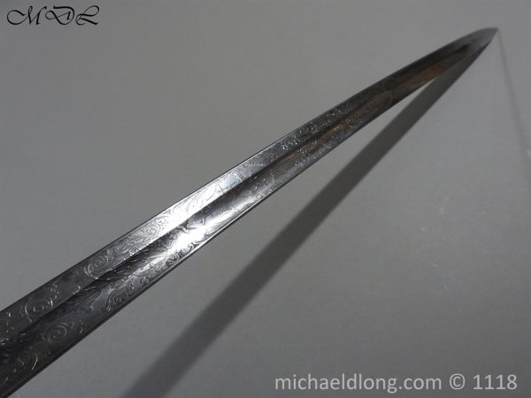Victorian Royal Marines Light Infantry Presentation Sword - Image 9