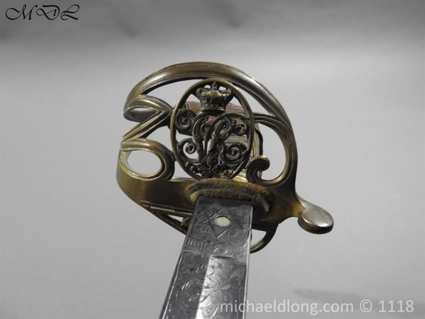 Victorian Royal Marines Light Infantry Presentation Sword - Image 8