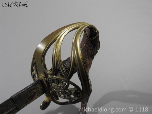 Victorian Royal Marines Light Infantry Presentation Sword - Image 7