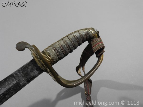Victorian Royal Marines Light Infantry Presentation Sword - Image 6