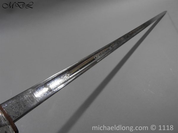 British ER2 Wilkinson Sword Officers Sword - Image 11