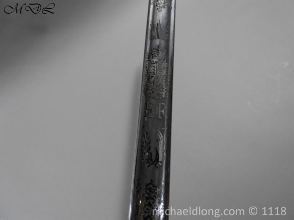 British ER2 Wilkinson Sword Officers Sword - Image 13