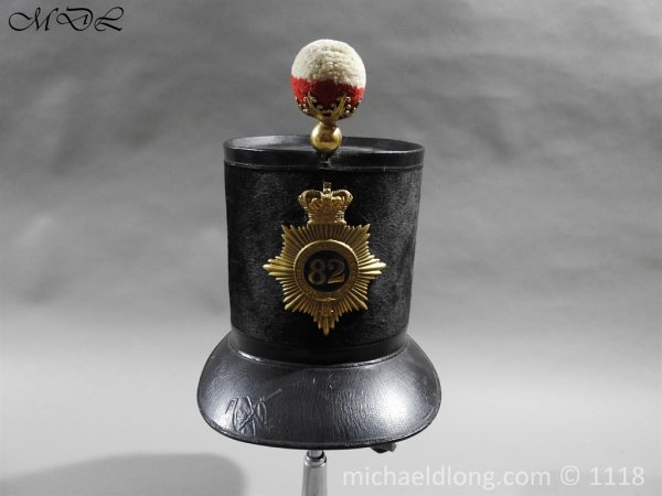 British 1855 Shako 82nd Regiment