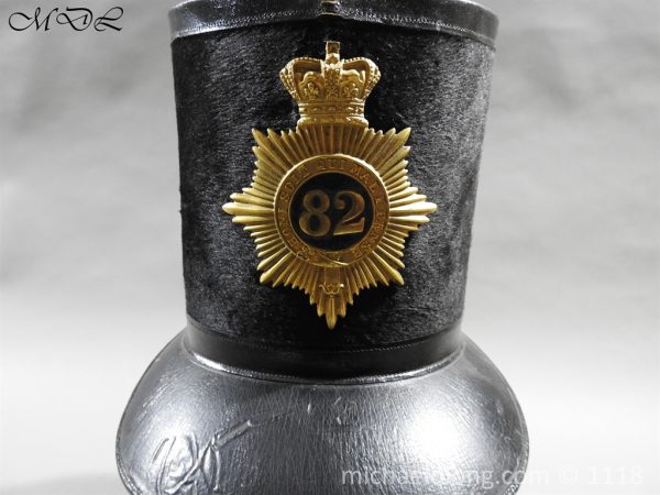 British 1855 Shako 82nd Regiment - Image 2