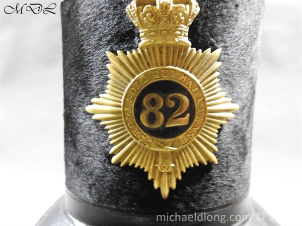 British 1855 Shako 82nd Regiment - Image 16