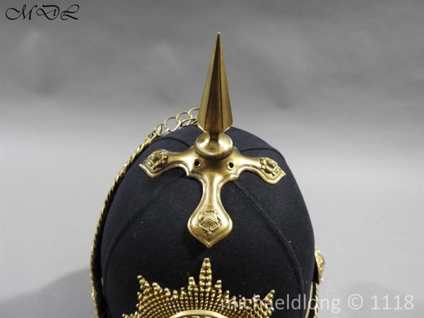 Victorian Lanarkshire Yeomanry Officer's Helmet - Image 16