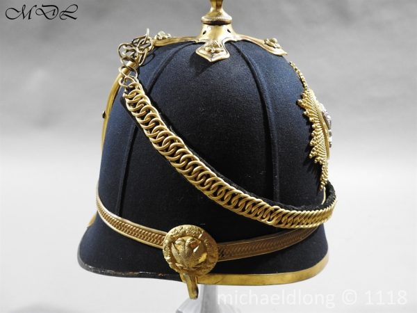 Victorian Lanarkshire Yeomanry Officer's Helmet - Image 14