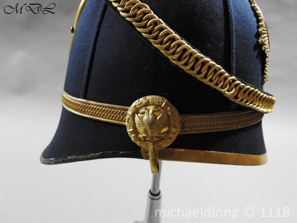 Victorian Lanarkshire Yeomanry Officer's Helmet - Image 13