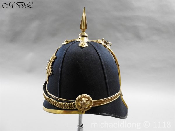 Victorian Lanarkshire Yeomanry Officer's Helmet - Image 9
