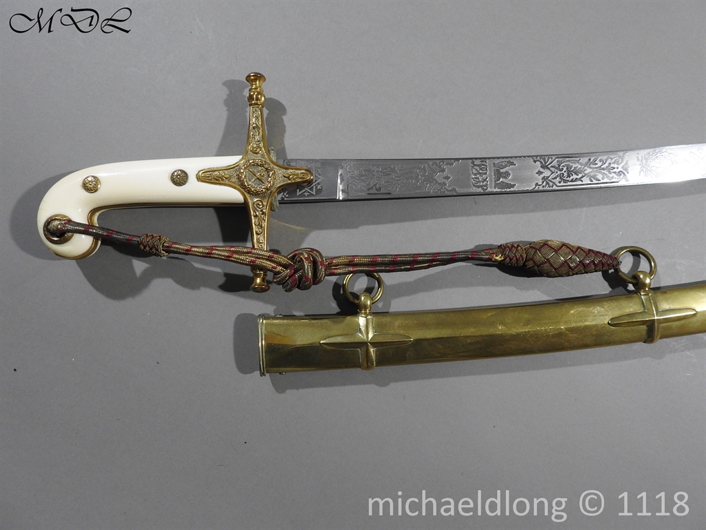 British Officer's Mameluke - Major General L. V. Swaine, CB. CMG - Image 2