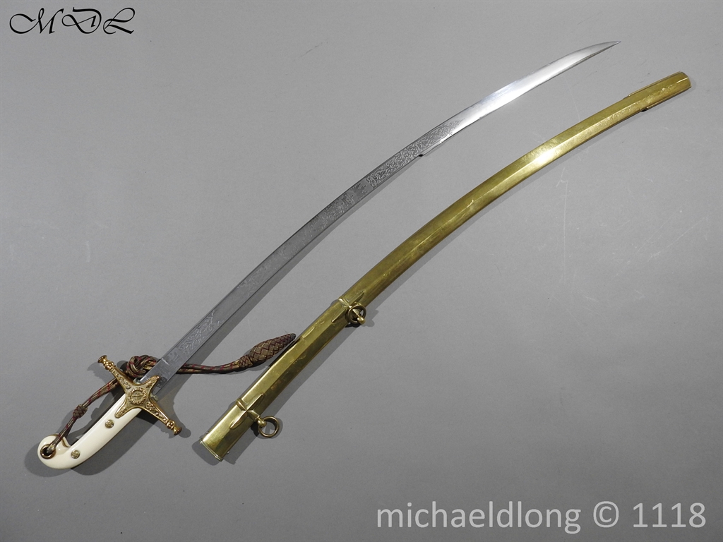 British Officer's Mameluke - Major General L. V. Swaine, CB. CMG - Image 28