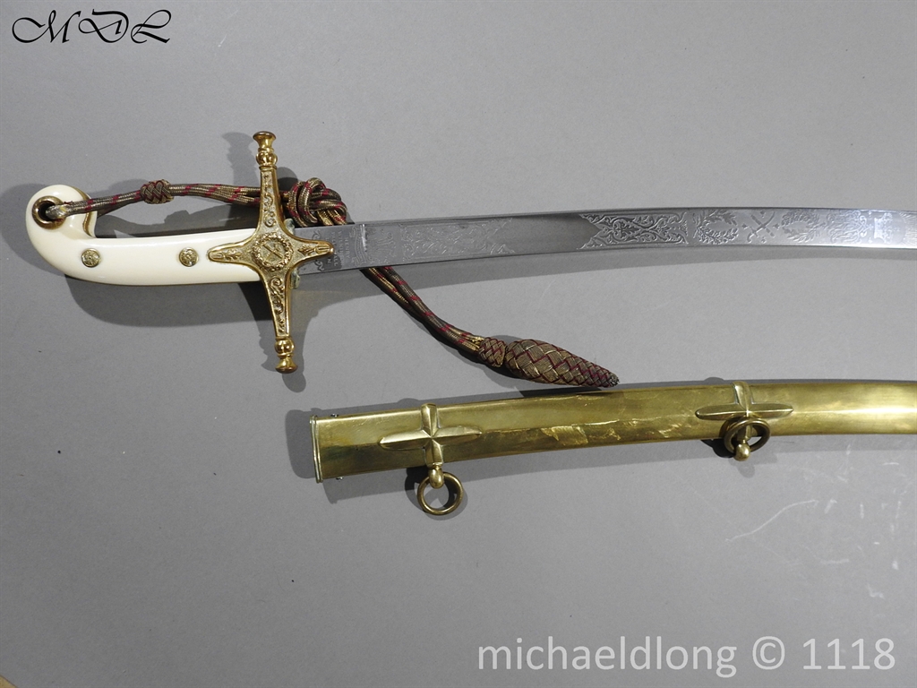 British Officer's Mameluke - Major General L. V. Swaine, CB. CMG - Image 27