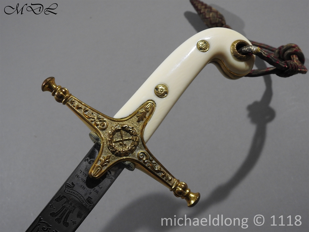 British Officer's Mameluke - Major General L. V. Swaine, CB. CMG - Image 8