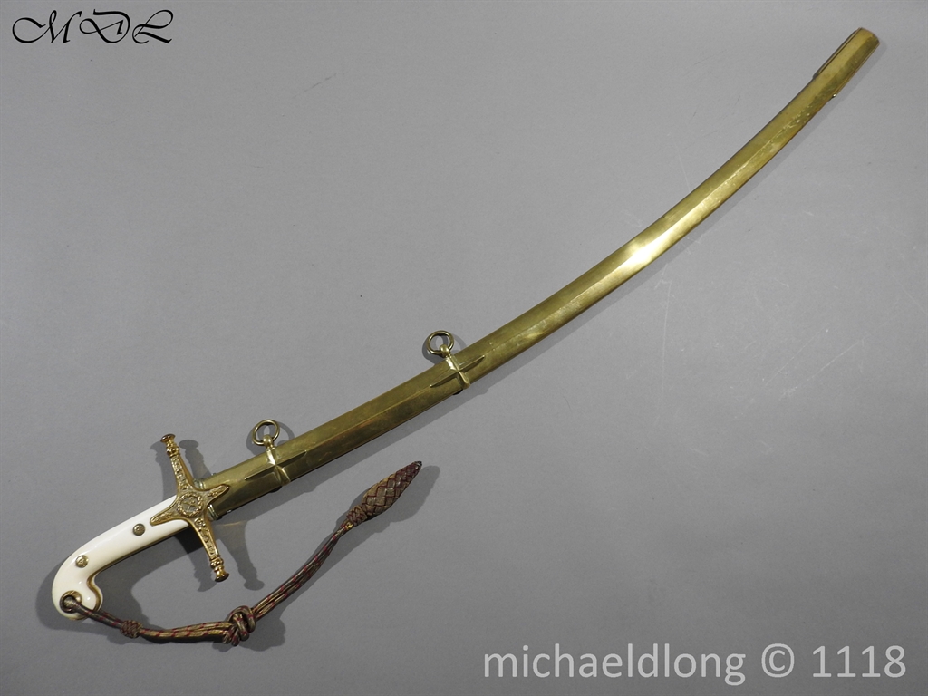 British Officer's Mameluke - Major General L. V. Swaine, CB. CMG - Image 3