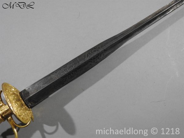 French Gilt 18th Century Small Sword - Image 26