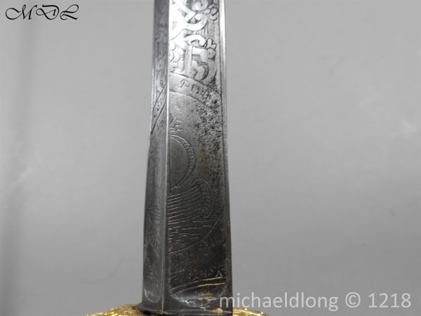 French Gilt 18th Century Small Sword - Image 15