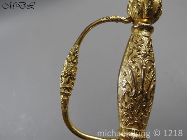 French Gilt 18th Century Small Sword - Image 8