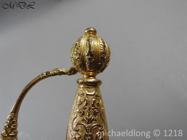 French Gilt 18th Century Small Sword - Image 7