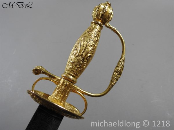 French Gilt 18th Century Small Sword - Image 6