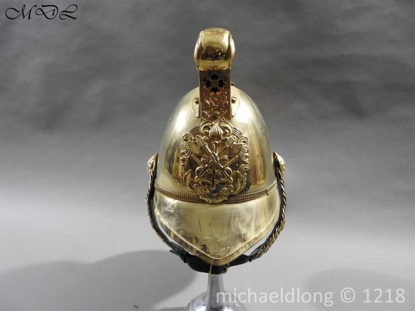 British Victorian Merryweather Fire Helmet