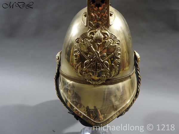 British Victorian Merryweather Fire Helmet - Image 2