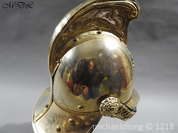 British Victorian Merryweather Fire Helmet - Image 5