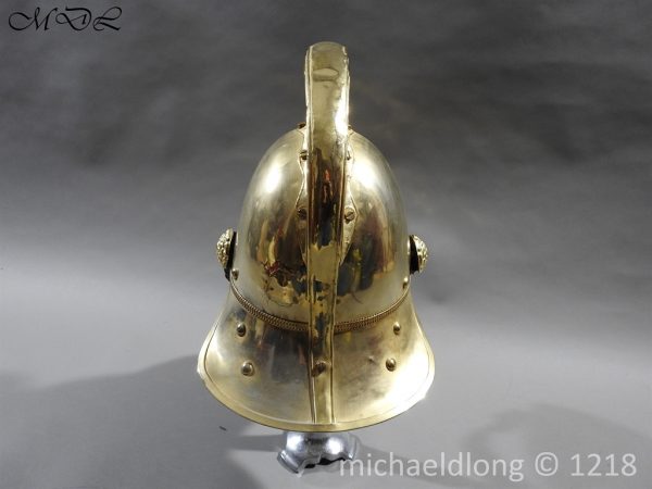 British Victorian Merryweather Fire Helmet - Image 7