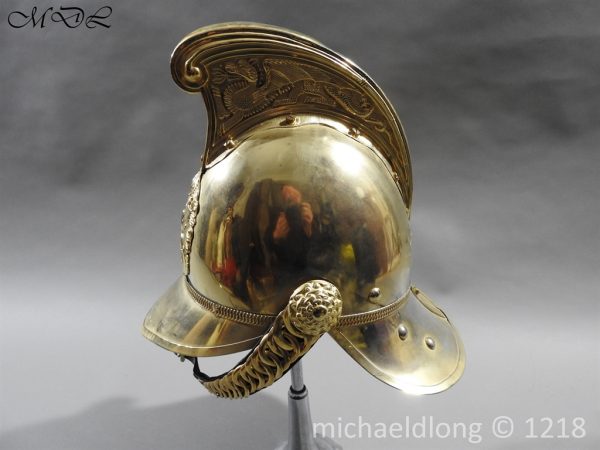 British Victorian Merryweather Fire Helmet - Image 9