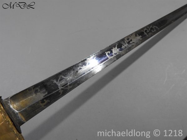 British 1796 Infantry Officer's Sword - Image 9