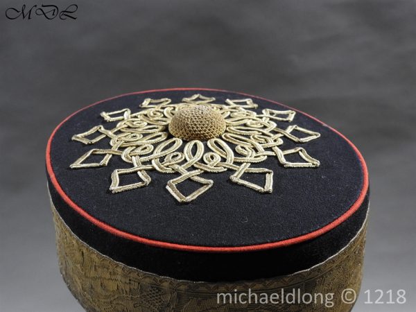 Glasgow Yeomanry Officer's Pill Box Cap - Image 2