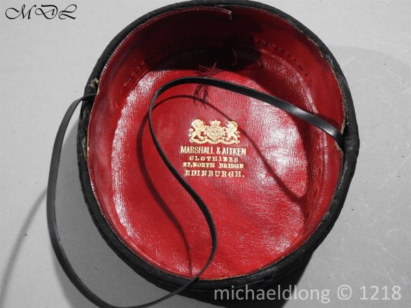 Cameronians Officer's Pill Box Cap - Image 4