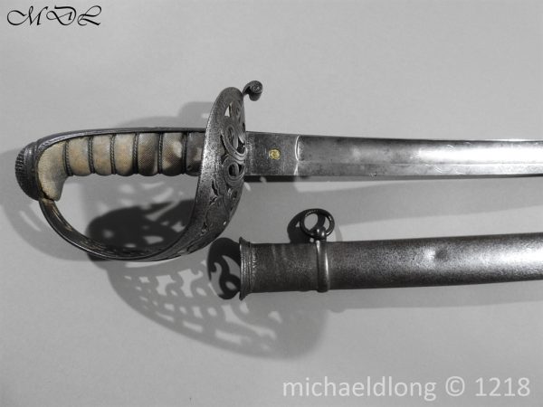 British 10th Hussars Heavy Cavalry Officer's Undress Sword - Image 2
