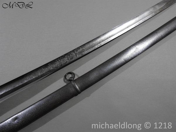 British 10th Hussars Heavy Cavalry Officer's Undress Sword - Image 34