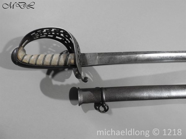 British 10th Hussars Heavy Cavalry Officer's Undress Sword - Image 31
