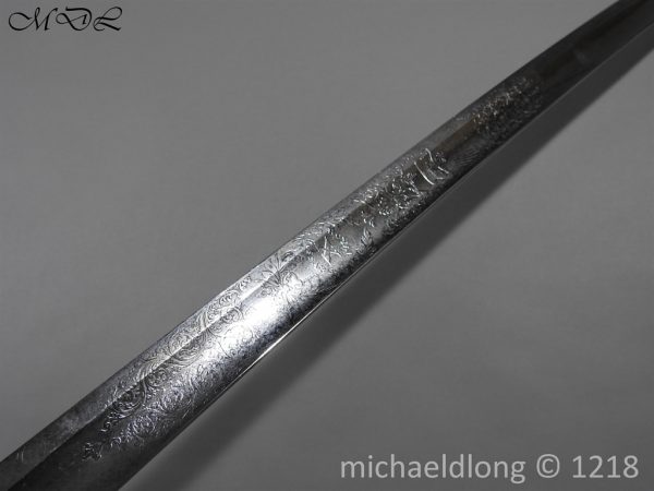 British 10th Hussars Heavy Cavalry Officer's Undress Sword - Image 14