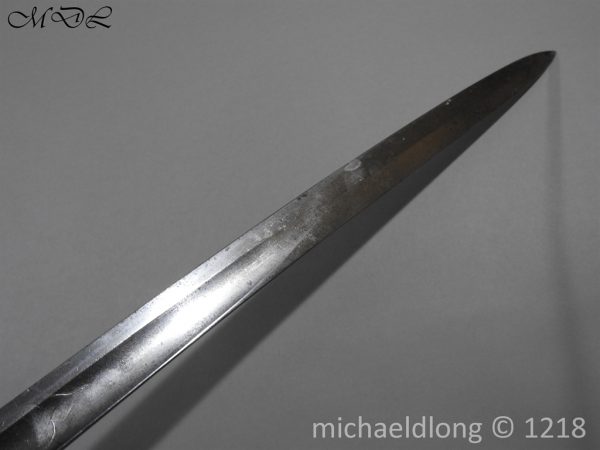 British 10th Hussars Heavy Cavalry Officer's Undress Sword - Image 13