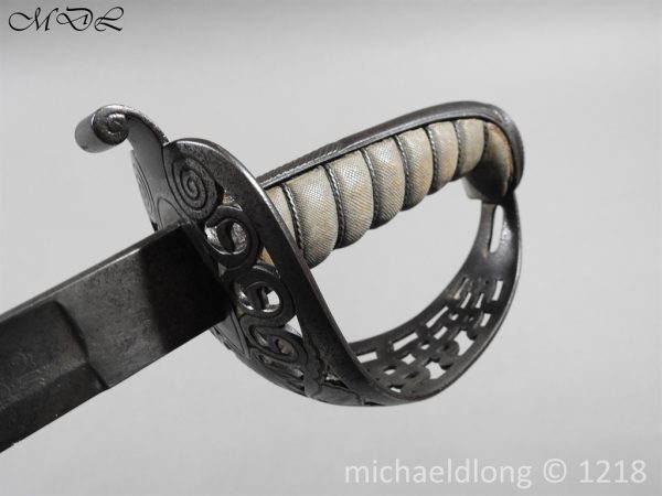 British 10th Hussars Heavy Cavalry Officer's Undress Sword - Image 9