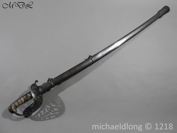 British 10th Hussars Heavy Cavalry Officer's Undress Sword - Image 3