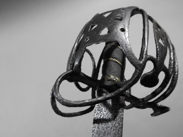 English 18th Century Basket Hilt Cavalry Sword - Image 4