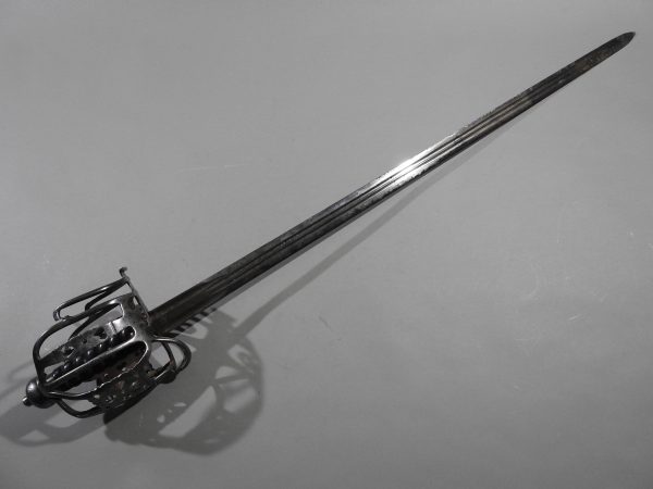Scottish Basket Hilted Broad Sword - ANDRIA FARARA c 1760
