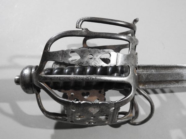 Scottish Basket Hilted Broad Sword - ANDRIA FARARA c 1760 - Image 7