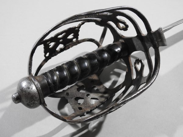 Scottish Basket Hilted Broad Sword - ANDRIA FARARA c 1760 - Image 15