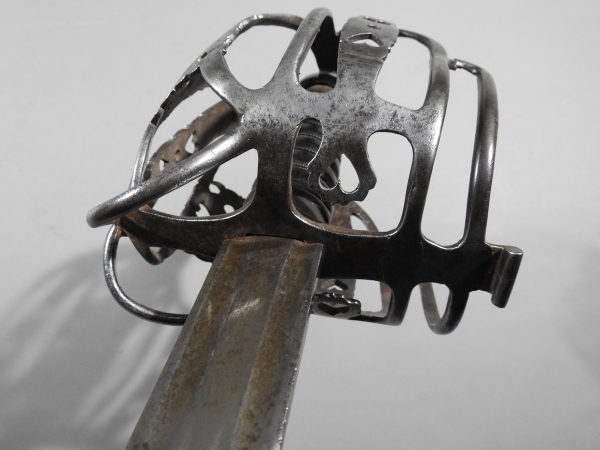 Scottish Basket Hilted Broad Sword - ANDRIA FARARA c 1760 - Image 20