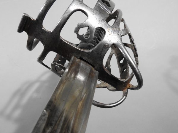 Scottish Basket Hilted Broad Sword - ANDRIA FARARA c 1760 - Image 21