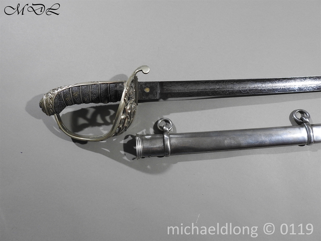 Scottish Silver Hilted Presentation Sword - Image 2