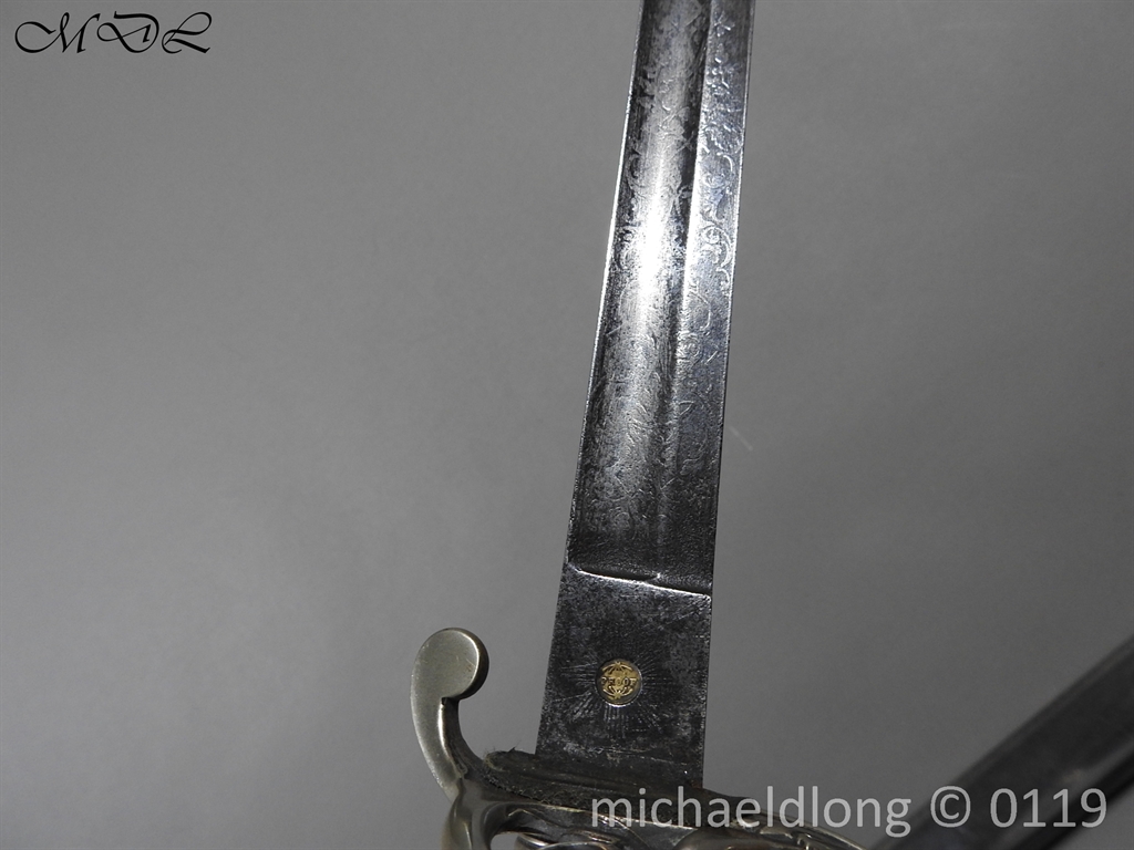Scottish Silver Hilted Presentation Sword - Image 10