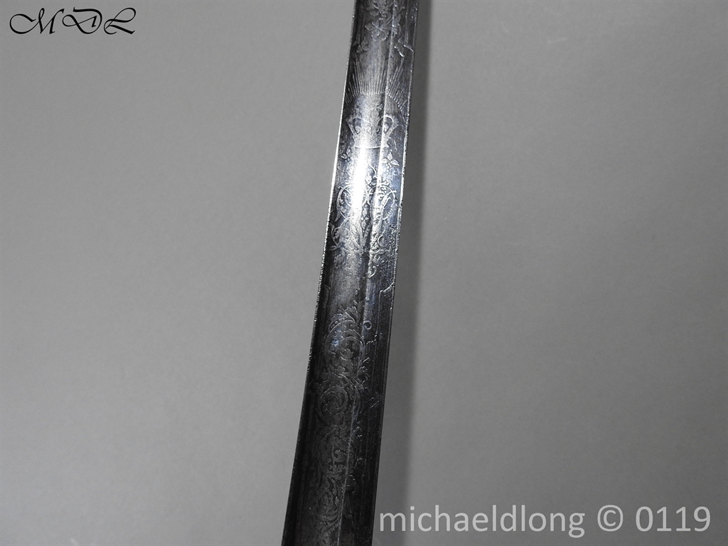 Scottish Silver Hilted Presentation Sword - Image 11