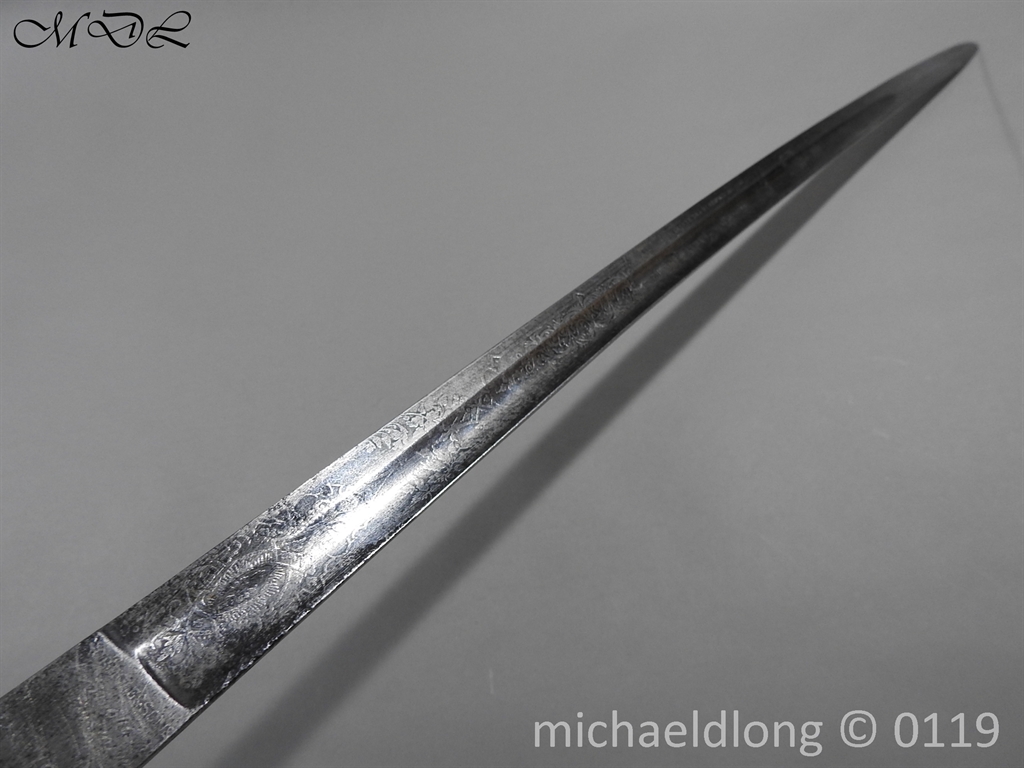 Scottish Silver Hilted Presentation Sword - Image 15