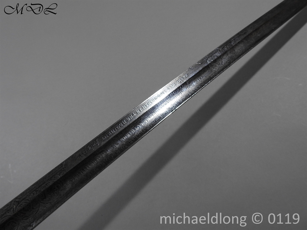 Scottish Silver Hilted Presentation Sword - Image 18