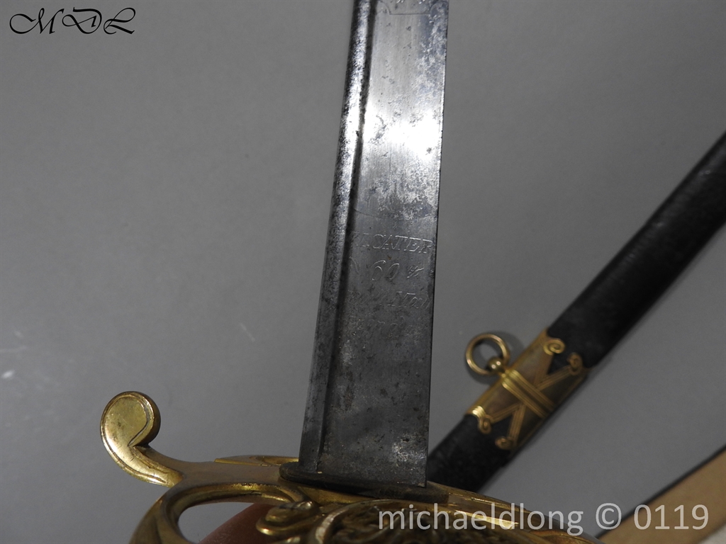 William IV British 1822 Infantry Officer`s Sword - Image 19